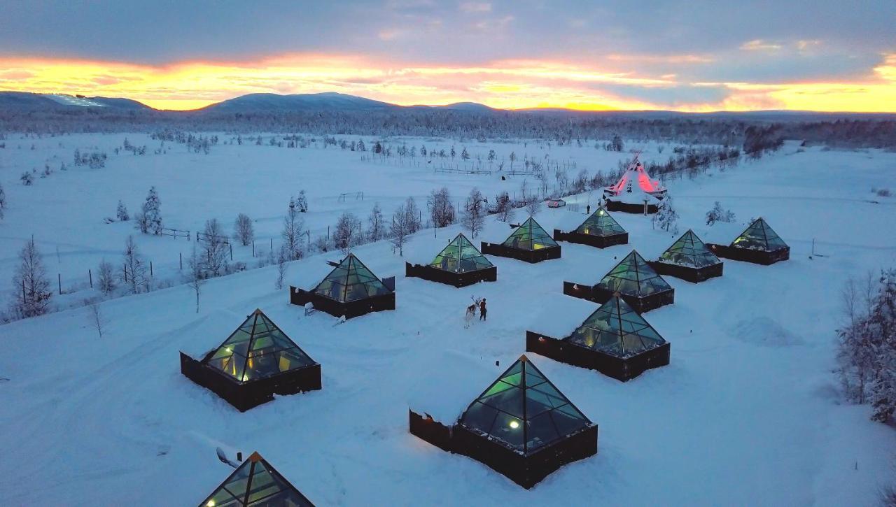 Aurora Pyramid Glass Igloos Köngäs Zewnętrze zdjęcie