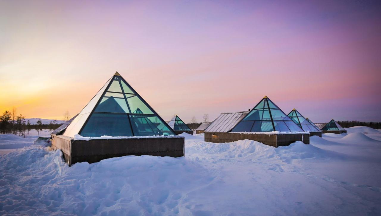 Aurora Pyramid Glass Igloos Köngäs Zewnętrze zdjęcie